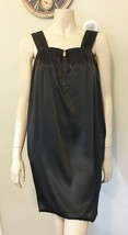 Rachel Roy Cocktail Little Black Dress LBD Zipper Trim Bow Women&#39;s Size 4 - $26.59