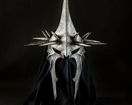 Halloween Lord Of The Rings Witch King Nazgul Helmet Mask Hand forge Steel Armor - £233.54 GBP