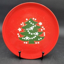 Vintage Waechtersbach Germany Red Christmas Holiday Salad Plate 7.5&quot; - $14.35
