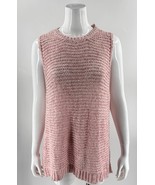 Lou &amp; Grey Tunic Sweater Top Size XL Pink Open Knit Slouchy Loose Fit Wo... - $61.26 CAD