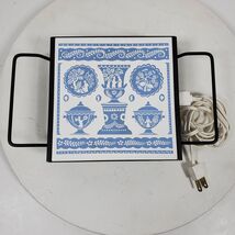 Mid Century 6 Inch Electric Hot Plate Warming Tray w/ Cord - $18.00