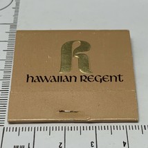 1 Vintage Matchbook Cover Rear Strike Hawaiian Regent Honolulu Hawaii gmg - £9.69 GBP