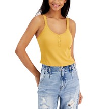Hippie Rose Juniors&#39; Ribbed Henley Tank Top B4HP - €8,70 EUR