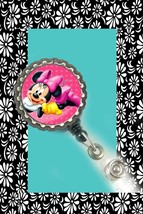 Minnie Mouse work Retractable Reel ID Badge Holder nurse Dr secretary pediatrics - £3.80 GBP