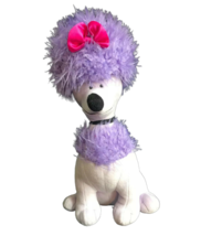 Kohls Cares Cleo Purple Poodle Stuffed Animal Plush Stuffed Dog Clifford 11&quot;  - £12.02 GBP