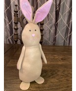 TABLE DECORATION EASTER Bunny Brown with PINK EARS SHELF - $242.79 MXN