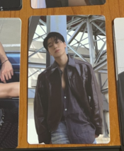 SAN ATEEZ Offizielle QR-Fotokarte &quot;GOLDEN HOUR PART.3&quot; Kpop Authentisch - $7.97