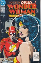 WONDER WOMAN #78 (Sept. 1993) DC Comics - The  Flash - Brian Bolland cover - VF - £8.59 GBP