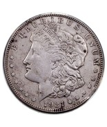 1921 $1 Silver Morgan Dollar &quot;Clipped&quot; Variety in XF Condition. Clip at ... - £40.89 GBP