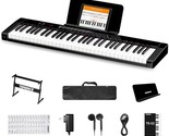 Terence 61 Keys Digital Piano, A Portable Keyboard That Is, And An Earph... - $137.96