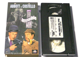 Abbott and Costello Meet the Invisible Man (1951) VHS release 1992 Universal - £3.90 GBP
