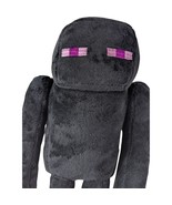 Enderman Minecraft Stuffed Animal Purple Eyes Plush Toy from 12 inch Black - $48.74 CAD