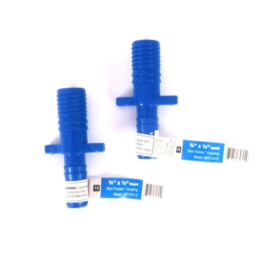 Apollo 3/4 in. Barb Insert Blue Twister Polypropylene Coupling Fitting - $20.00