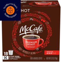 McCafe Premium Roast Keurig K Cup Coffee Pods (18 Count)  - $31.41