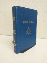 KJV Holy Bible Master Mason Edition (Blue Leatherette, 1991) Heirloom Pu... - $14.84