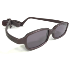 Miraflex Sunglasses NEW BABY 2 Purple Rubberized Rectangular Flexible Fr... - $65.24