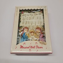Vintage A Star Creation Musical Wall Decor ( M-3687 ) Joy To The World - £6.13 GBP