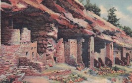 Manitou Cliff Dwelling Manitou Springs Colorado CO Postcard D14 - £2.40 GBP