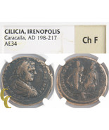 198-217 Caracalla AE34 Coin Irenopolis Cilicia (Ch-F NGC) Roman Province - $2,573.57 CAD