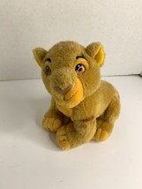 Lion King Vintage Plush Stuffed Animal Toy Simba 9 in lngth - £10.08 GBP