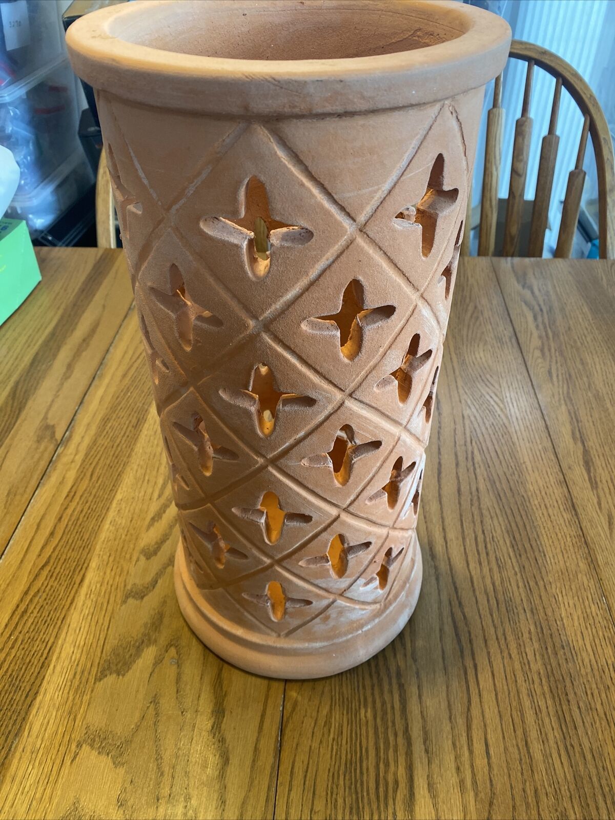 Large Ceramic Vase, 17.5 X 8 Inches, New - $65.29