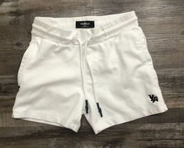 YoungLA Mens Large White Athletic Work Out Bodybuilding Shorts - $15.77