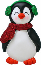 Penguin with Male Name Dylan Personalized Christmas Tree Ornament - £9.22 GBP