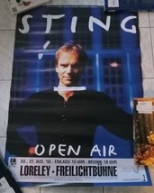 STING ORIGINAL TOUR POSTER GERMAN 1993!! 23 1/4 X 32 INCHES!! - $37.97 CAD