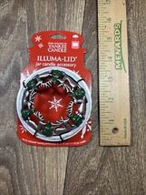 Yankee Candle Illuma Lid Jar Candle Topper Accessory Reindeer Christmas ... - $9.99