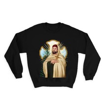 Saint John De Britto : Gift Sweatshirt Catholic Religion Baptism Palm Branch Cro - $28.95