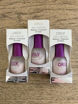 3 x Orly Barely Blanc BB Crème All In 1 Nail Makeup Treatment for Nails ... - $27.43