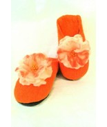 US 7.5 Felted slippers Handmade slippers *Womens Winter slippers Wool Ho... - £26.59 GBP