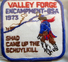 BOY SCOUT 1973  Valley Forge Encampment  Patch - £4.21 GBP