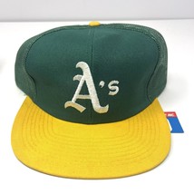 Vintage Oakland Athletics Mesh Trucker Hat Snapback Cap Twins Enterprise... - $736.70 MXN
