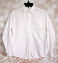 Joseph &amp; Feiss Boys White Long Sleeve Button-Down Shirt Size 14 - £7.41 GBP