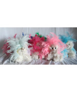 Russ Berrie Cat Kitten White WHISPER Stuffed Animal Retired Boa Hat &amp; Sc... - $385.15 MXN+