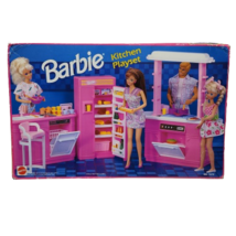 Vintage 1992 Barbie Kitchen Playset 100% Complete Box In Original Box # 7472 - $75.05