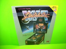 LASER WAR Pinball Machine Pull Out Trade Magazine Print Ad Retro Vintage - £8.20 GBP