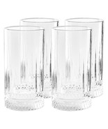 Gibson Home 4 Piece 16 Ounce Iceberg Embossed Glass Tumbler Set - $57.95 CAD