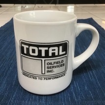 Coffee Mug Total Oilfield Services Oil Tool Rental Lubbock Texas 694A - £14.18 GBP