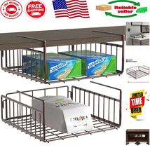 Patented Space-Saving Under Shelf Baskets - Metal Design - Bronze Finish - $737.21 MXN