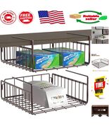 Patented Space-Saving Under Shelf Baskets - Metal Design - Bronze Finish - $737.21 MXN