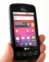 LG Optimus V VM670 Virgin Mobile Wireless Smartphone BLACK Android 3G Grade C - £9.25 GBP