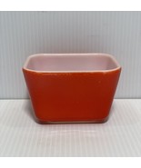 VTG Pyrex Refrigerator Dish Primary Color RED 501-B USA small Fridgie Fr... - $8.48