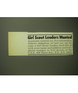 1974 Girl Scouts of the U.S.A. Advertisement - Girl Scout Leaders Wanted - £14.54 GBP