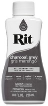 Rit Dye Liquid 8oz-Charcoal Grey - £14.27 GBP