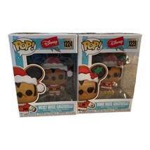 Funko Pop! Vinyl Disney Gingerbread Mickey &amp; Minnie Mouse #1224 #1225 *New - £24.03 GBP