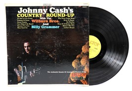 VINTAGE Johnny Cash Country Round Up Vinyl LP Record Album JS6010 - £7.73 GBP