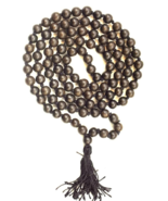 Handknotted Karungali Mala / Ebony Mala - 9-10 mm - 109 beads - Lab Cert... - $54.05 CAD