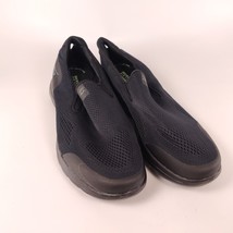 Mens Black SKECHERS DELSON CAMBEN Mesh Slip-On Shoe 216039 Memory Foam S... - $19.79